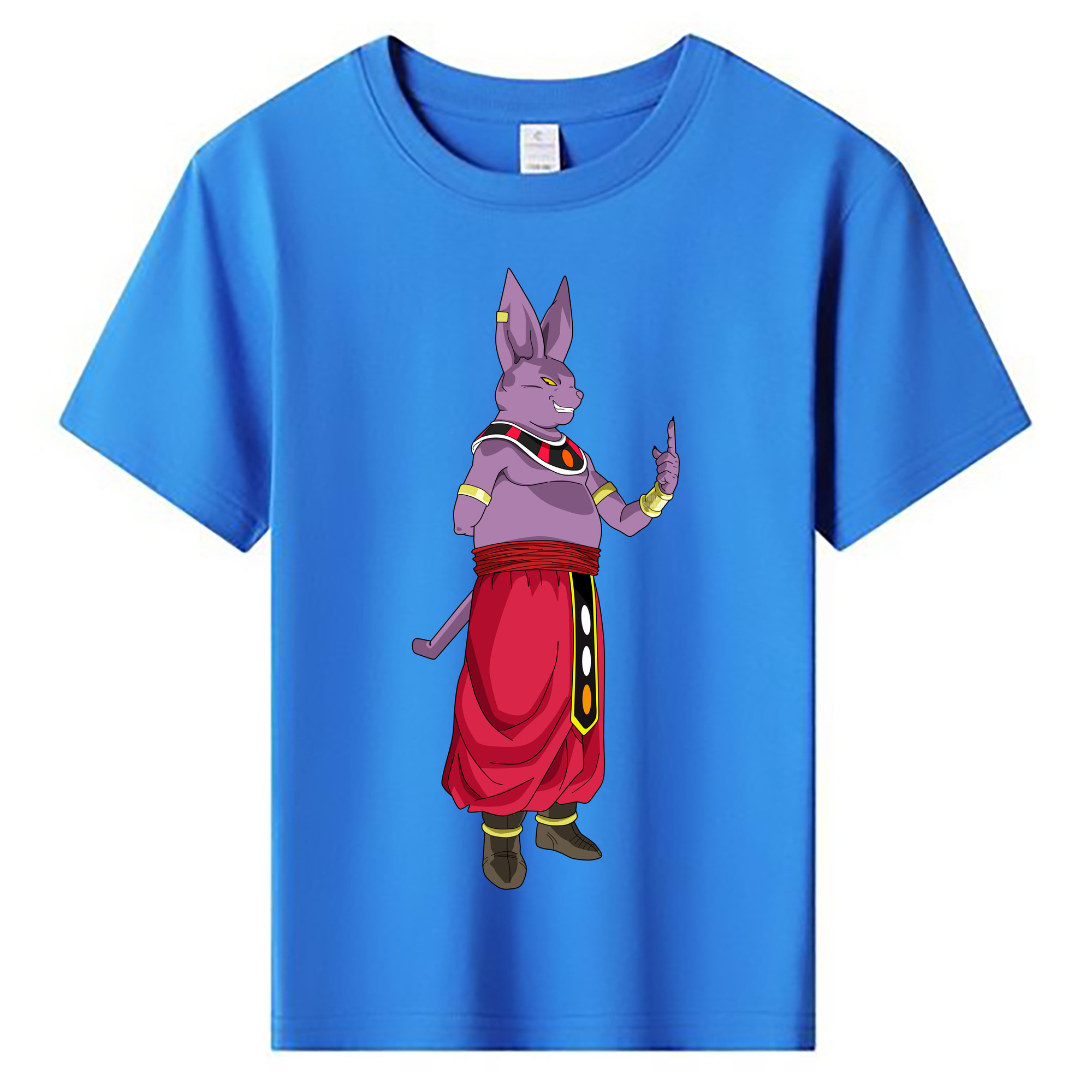 （画像用） ドラゴンボール シャンパ DRAGON BALL Champa 綿100％キッズTシャツ（フロントプリント）